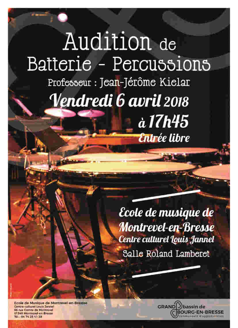 Audition de Batterie-Percussions | 